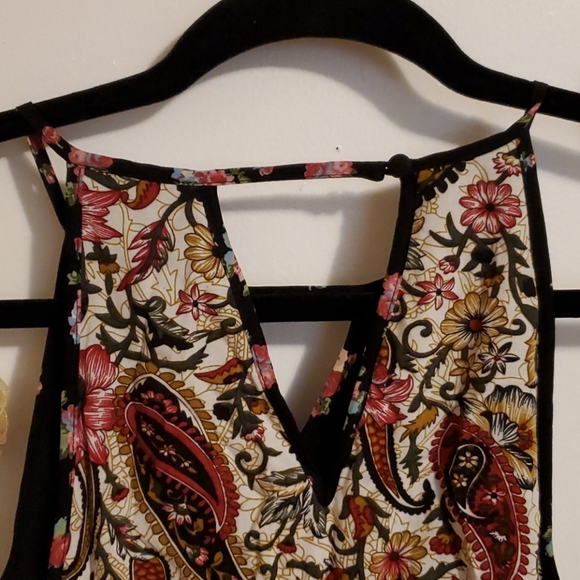 ModCloth floral sleeveless sun dress - Picture 3 of 4